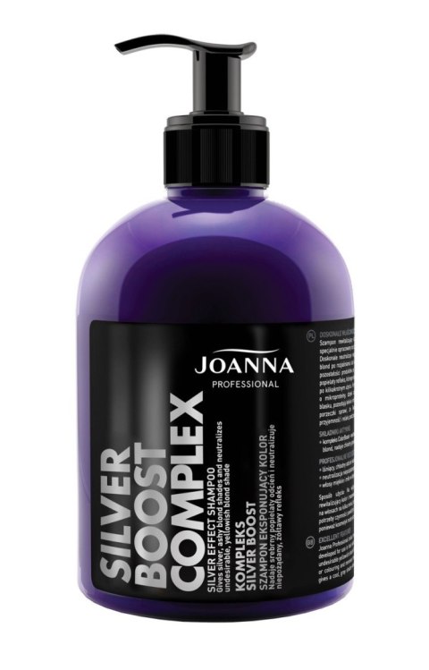 Joanna Professional Silver Boost Complex szampon eksponujący kolor 500 g