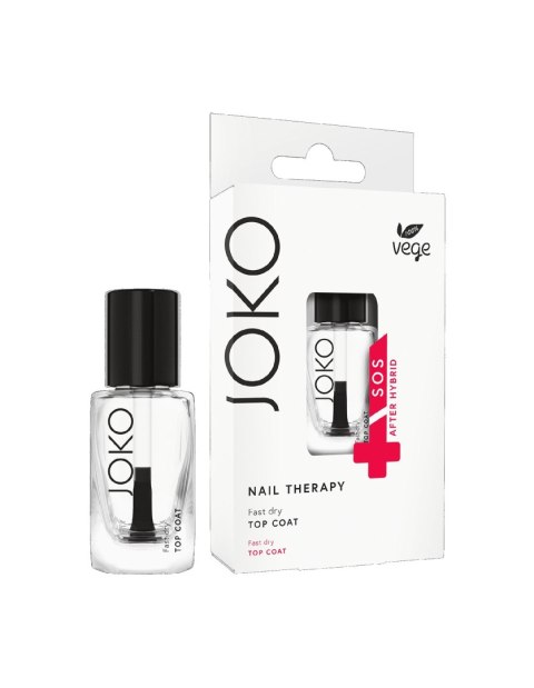Joko Nail Therapy top Coat do paznokci - fast dry 11 ml