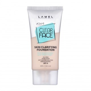 Lamel Ohmy Clear Face Podkład do Twarzy nr 402 Deep Beige 40 ml