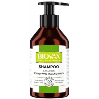 L'Biotica Biovax szampon intensywnie regenerujący - Bambus+ Olej Avocado 200 ml