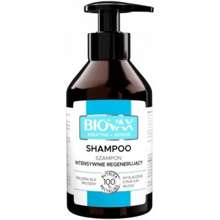L'Biotica Biovax szampon intensywnie regenerujący - Keratyna + Jedwab 200 ml