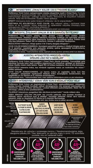 L'Oréal Paris Preference Vivid Colors farba do włosów nr 9.112 Smokey Grey (Camden Town) 1 op.