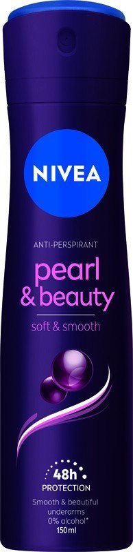 NIVEA Pearl & Beauty Black Pearl Antyperspirant Damski w Sprayu 150 ml