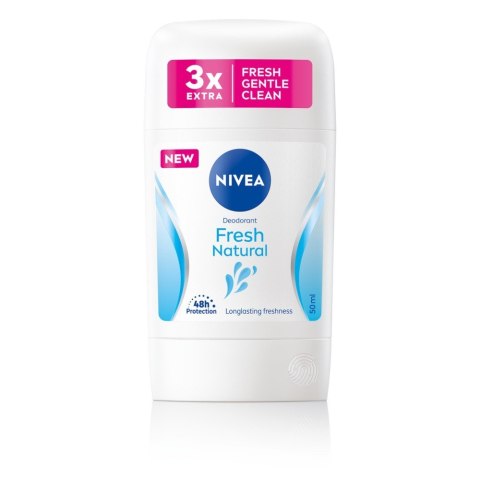 Nivea Dezodorant w Sztyfcie Fresh Natural dla Kobiet 50 ml