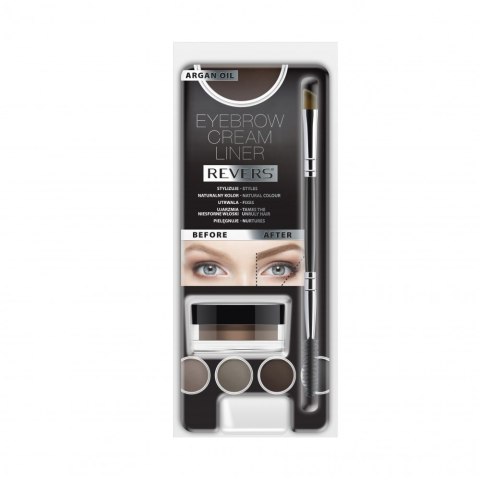 Revers Kremowy Liner do Brwi Eyebrow Cream Liner - Brown 8 ml