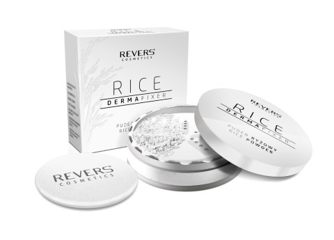 Revers Puder Ryżowy do Twarzy Rice Derma Fixer 15 g