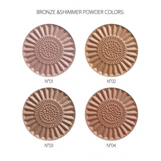 Revers Puder Brązująco - Rozświetlający Bronze & Shimmer nr 3 9 g