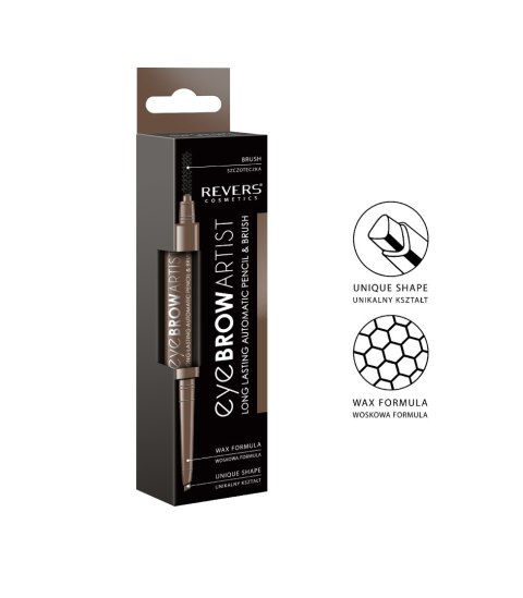 Revers Woskowa Kredka do Brwi Eyebrow Artist Taupe 1 szt