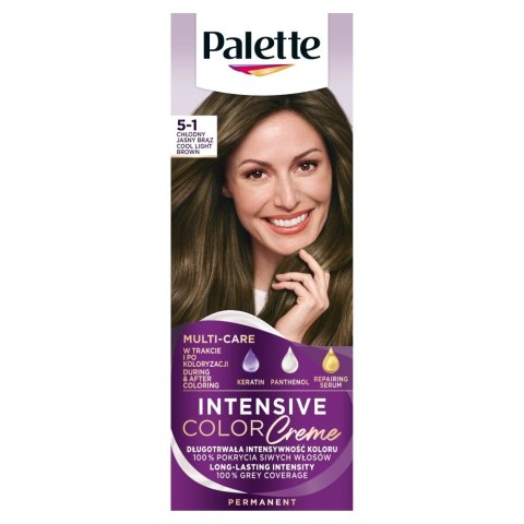 Palette Intensive Color Creme krem koloryzujący nr 5-1 - chłodny jasny brąz 1 op.