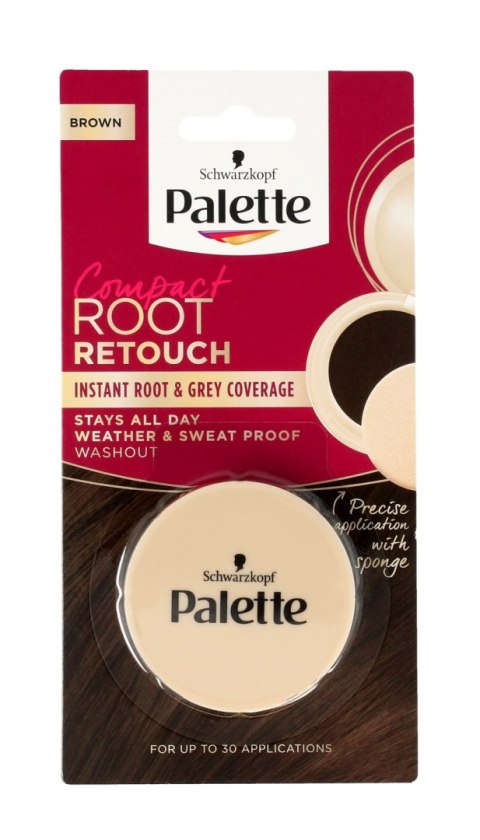 Schwarzkopf Palette Root Retouch kompaktowy korektor do retuszu odrostów - brąz 3 g