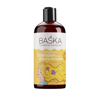 Baśka Kosmetyki Po Polsku prebiotyczny szampon do skóry głowy i włosów - jogurtowo mleczny 500 ml