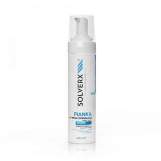 Solverx Atopic Skin pianka do mycia i demakijażu twarzy i oczu 200 ml