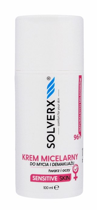 Solverx Sensitive Skin krem micelarny do demakijażu 100 ml