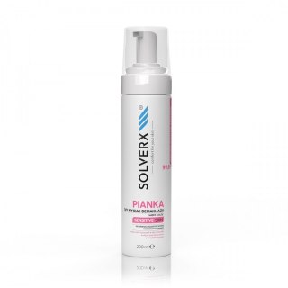 Solverx Sensitive Skin pianka do mycia i demakijażu twarzy i oczu do cery wrażliwej 200 ml