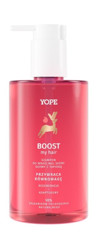 Yope Boost My Hair regenerujący szampon do wrażliwej skóry głowy 300 ml