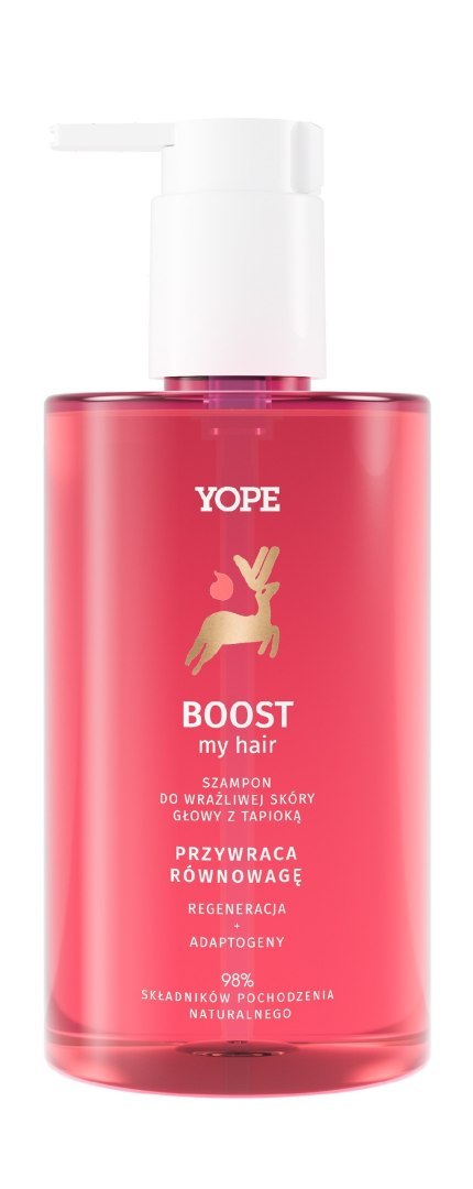 Yope Boost My Hair regenerujący szampon do wrażliwej skóry głowy 300 ml