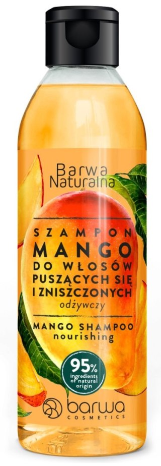 Barwa Naturalna szampon do włosów puszących się i zniszczonych Mango - odżywczy 300 ml