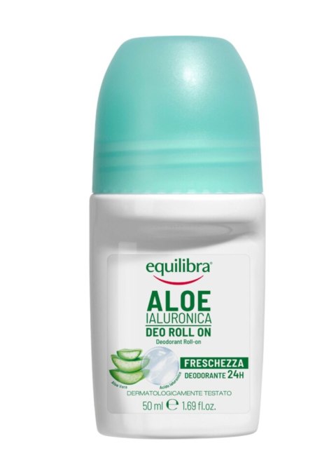 Equilibra Aloe+kw.hia Dezodorant w Kulce Antyperspirant Roll-on Kulka 50 ml