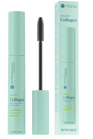 Bell Hypoallergenic Vegan Collagen Tusz do Rzęs Wodoodporny Nadający Objętość Czarny 8 g