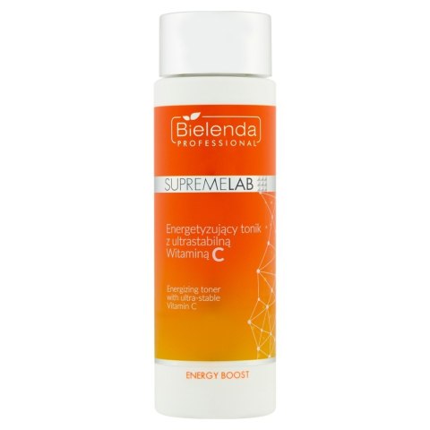 Bielenda Professional Supremelab Energy Boost energetyzujący tonik ze stabilną witaminą C 200 ml