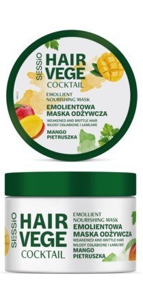 Chantal Sessio Hair Vege emolientowa maska odżywcza - Mango i Pietruszka 250 ml