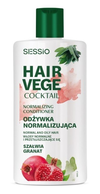 Chantal Sessio Hair Vege odżywka normalizująca do włosów - Szałwia i granat 300 ml