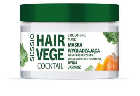 Chantal SESSIO Hair Vege Coctail wygładzająca maska do włosów szorstkich i puszących się - Dynia i Jarmuż 250 ml