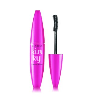Claresa Tusz do Rzęs Kinky Pogrubiająco-Podkręcający nr 01 Deep Black 12 ml