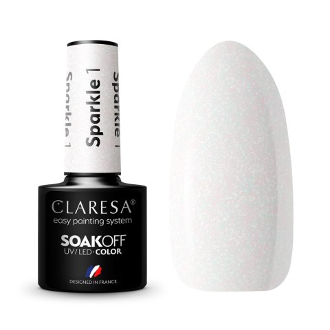 Claresa Nails CLARES lakier hybrydowy Sparkle nr 1 5 g