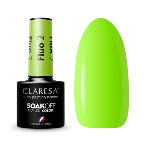 Claresa lakier hybrydowy Fluo nr 2 5 g