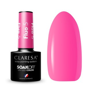 Claresa lakier hybrydowy Fluo nr 5 5 g