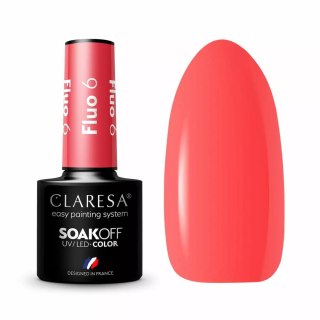 Claresa lakier hybrydowy Fluo nr 6 5 g