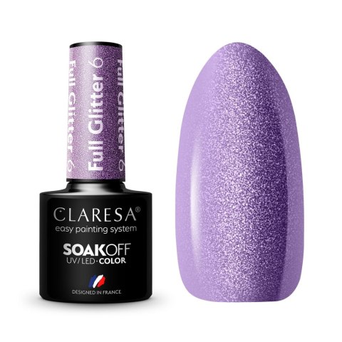 Claresa lakier hybrydowy Full Glitter nr 6 5 g