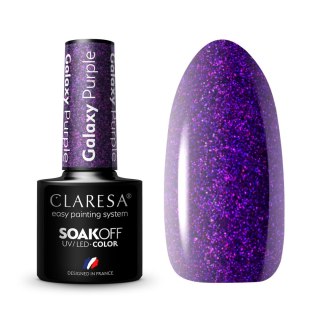 Claresa lakier hybrydowy Galaxy - Purple 5 g