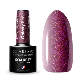 Claresa lakier hybrydowy Galaxy - Red 5 g