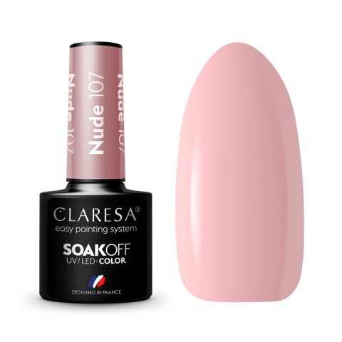 Claresa lakier hybrydowy Nude nr 107 5 g