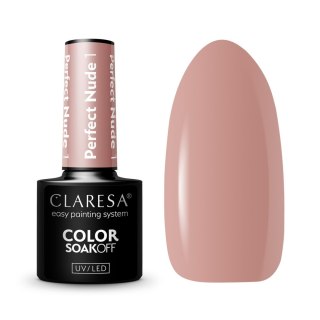 Claresa lakier hybrydowy Perfect Nude nr 1 5 g