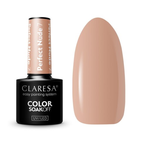 Claresa lakier hybrydowy Perfect Nude nr 7 5 g