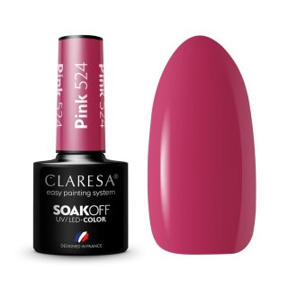 Claresa lakier hybrydowy Pink nr 524 5 g