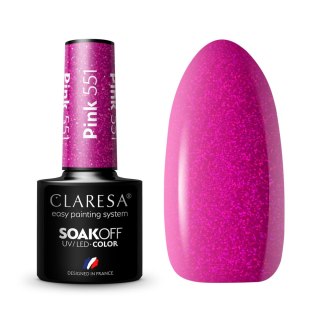 Claresa lakier hybrydowy Pink nr 551 5 g