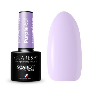 Claresa lakier hybrydowy Purple nr 601 5 g