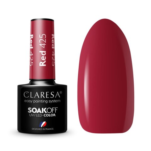 Claresa lakier hybrydowy Red nr 425 5 g