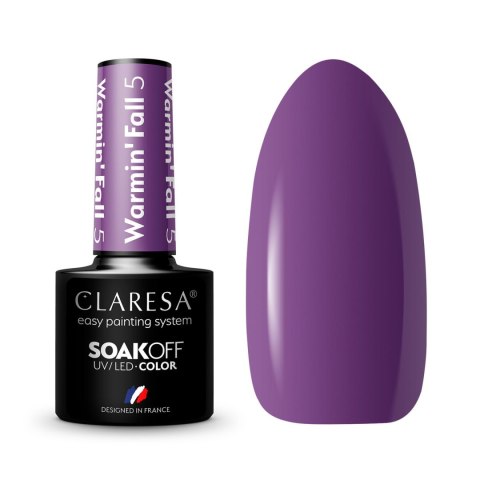 Claresa lakier hybrydowy Warmin`Fall nr 5 5 g