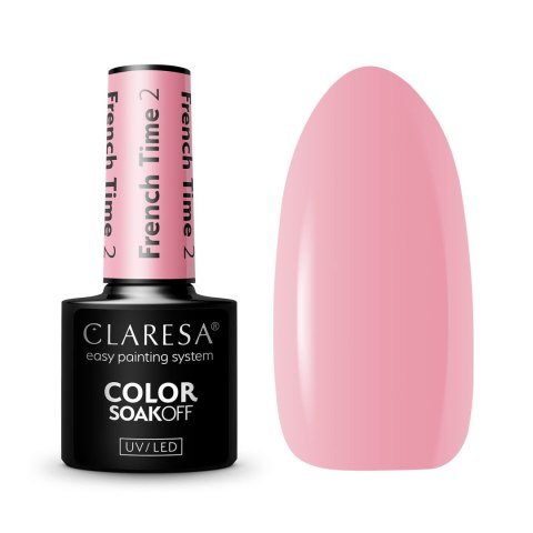 Claresa lakier hybrydowy do paznokci FRENCH TIME - 2 5 g