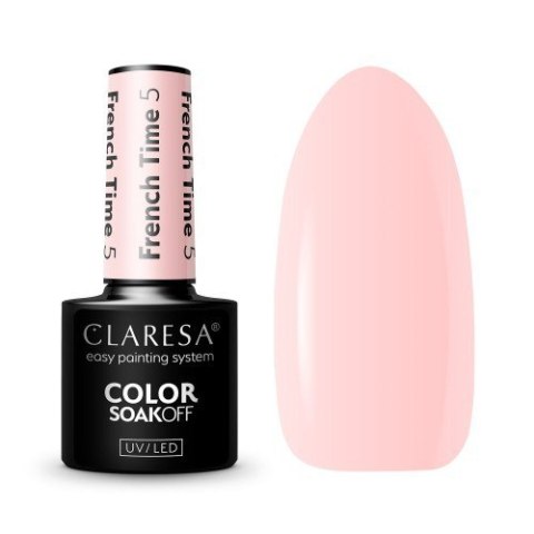 Claresa lakier hybrydowy do paznokci FRENCH TIME - 5 5 g
