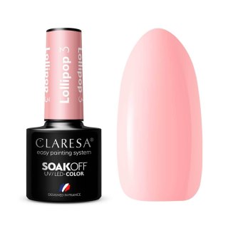 Claresa lakier hybrydowy do paznokci LOLLIPOP - 3 5 g