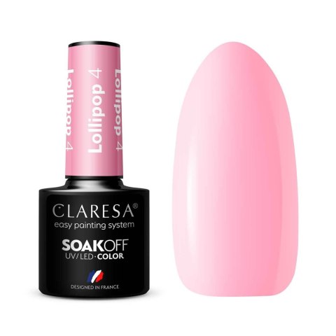 Claresa lakier hybrydowy do paznokci LOLLIPOP - 4 5 g