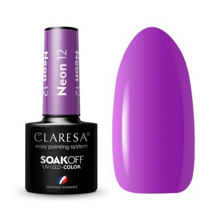 Claresa lakier hybrydowy do paznokci Neon - 12 5 g