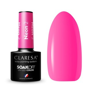 Claresa lakier hybrydowy do paznokci Neon - 2 5 g