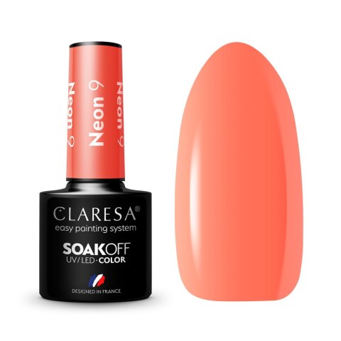 Claresa lakier hybrydowy do paznokci Neon - 9 5 g